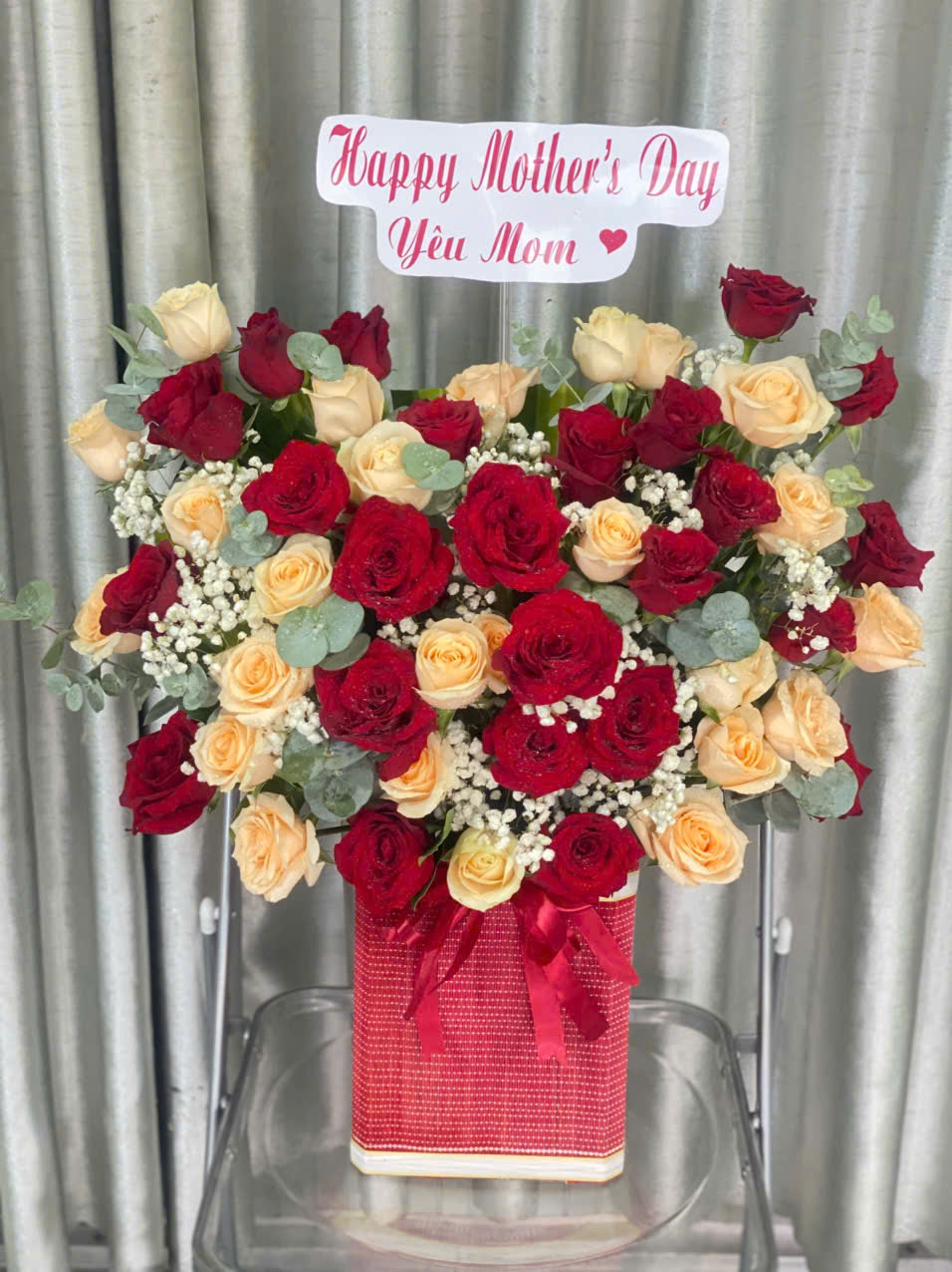 Lẵng hoa khai trương 06