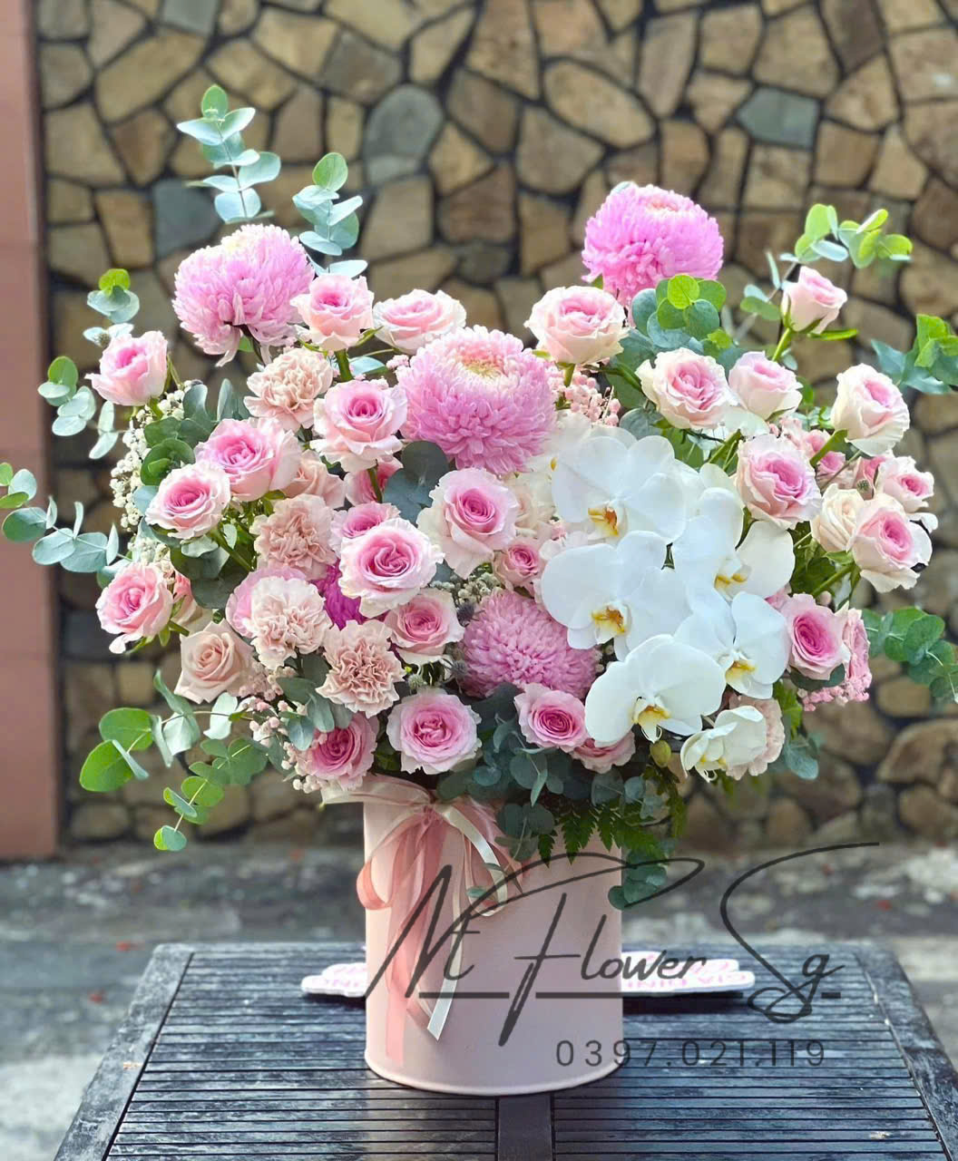 Lẵng hoa khai trương 021