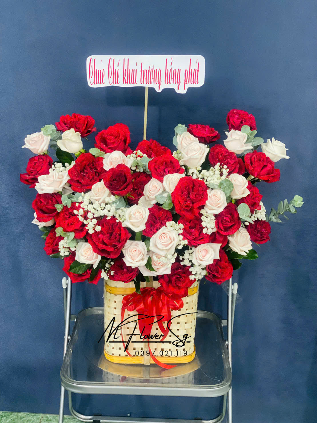 Lẵng hoa khai trương 024