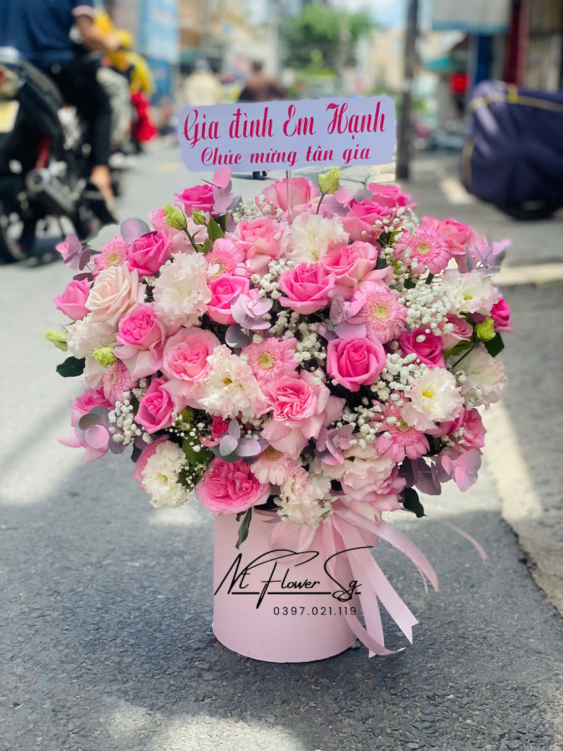 Giỏ hoa tươi 071