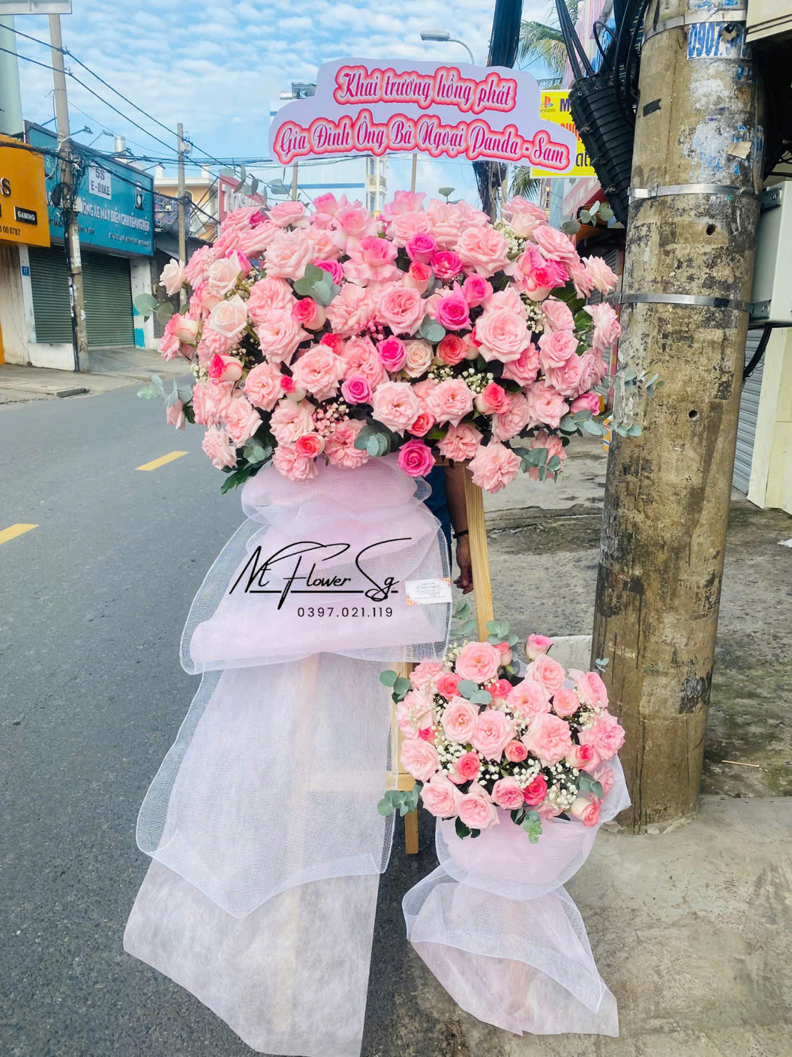 Kệ hoa khai trương 031