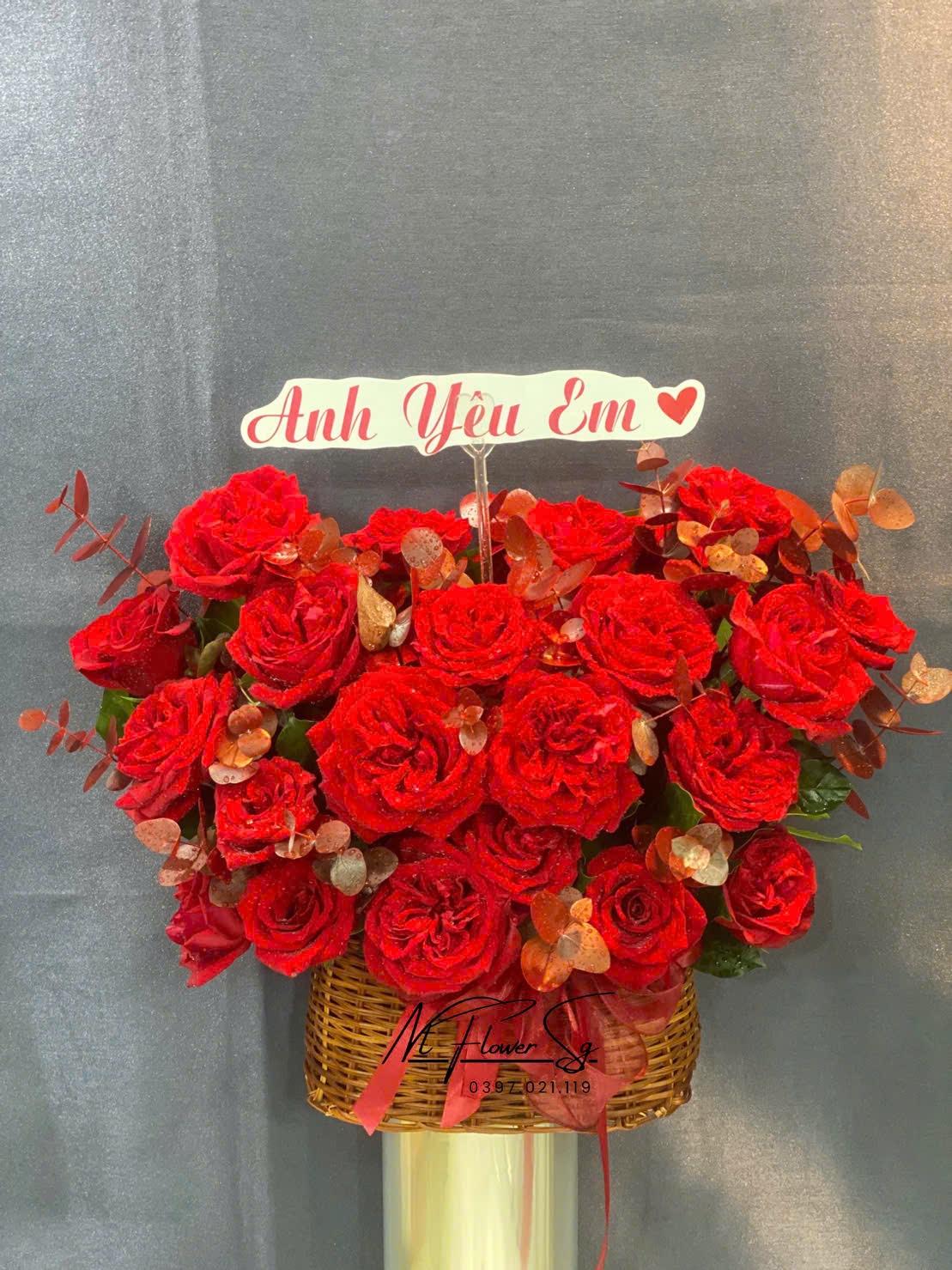Giỏ hoa tươi 082