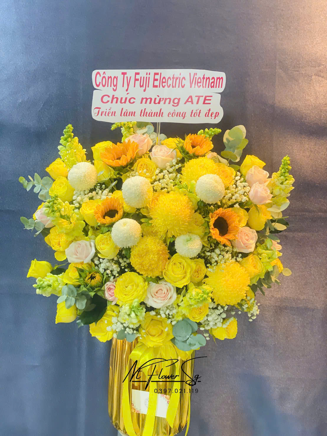 Giỏ hoa tươi 083