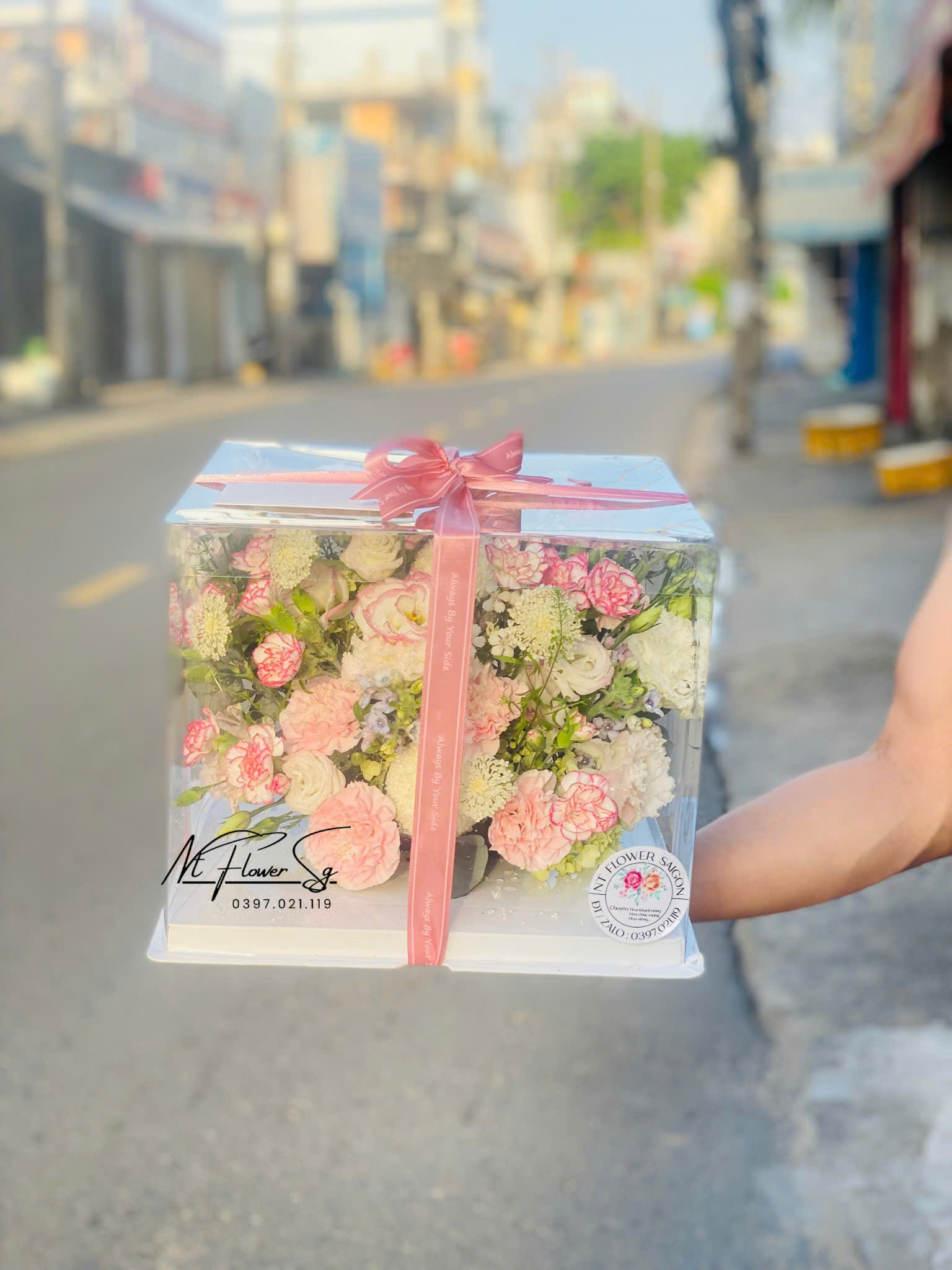 Giỏ hoa tươi 086