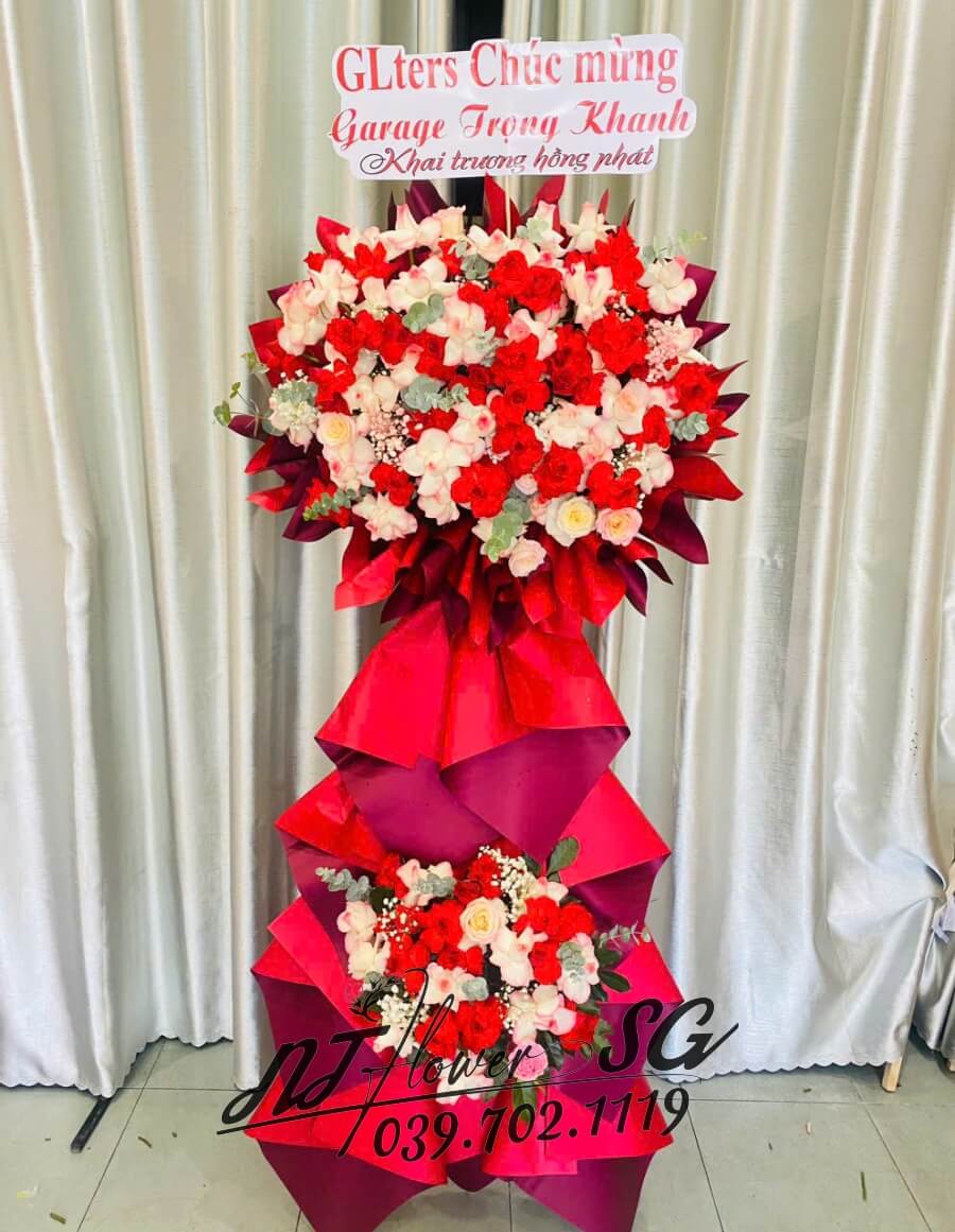 Hoa mừng khai trương 003