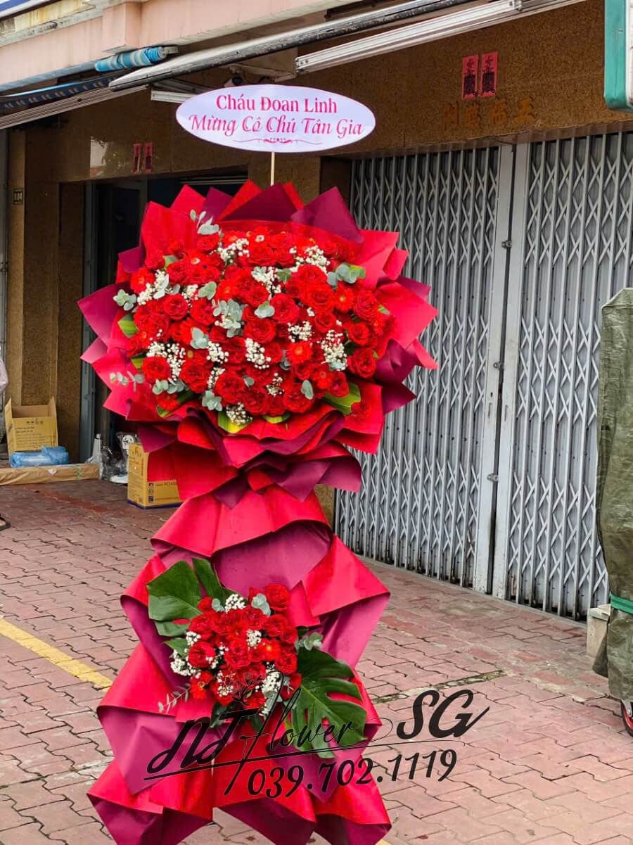 Hoa mừng khai trương 008