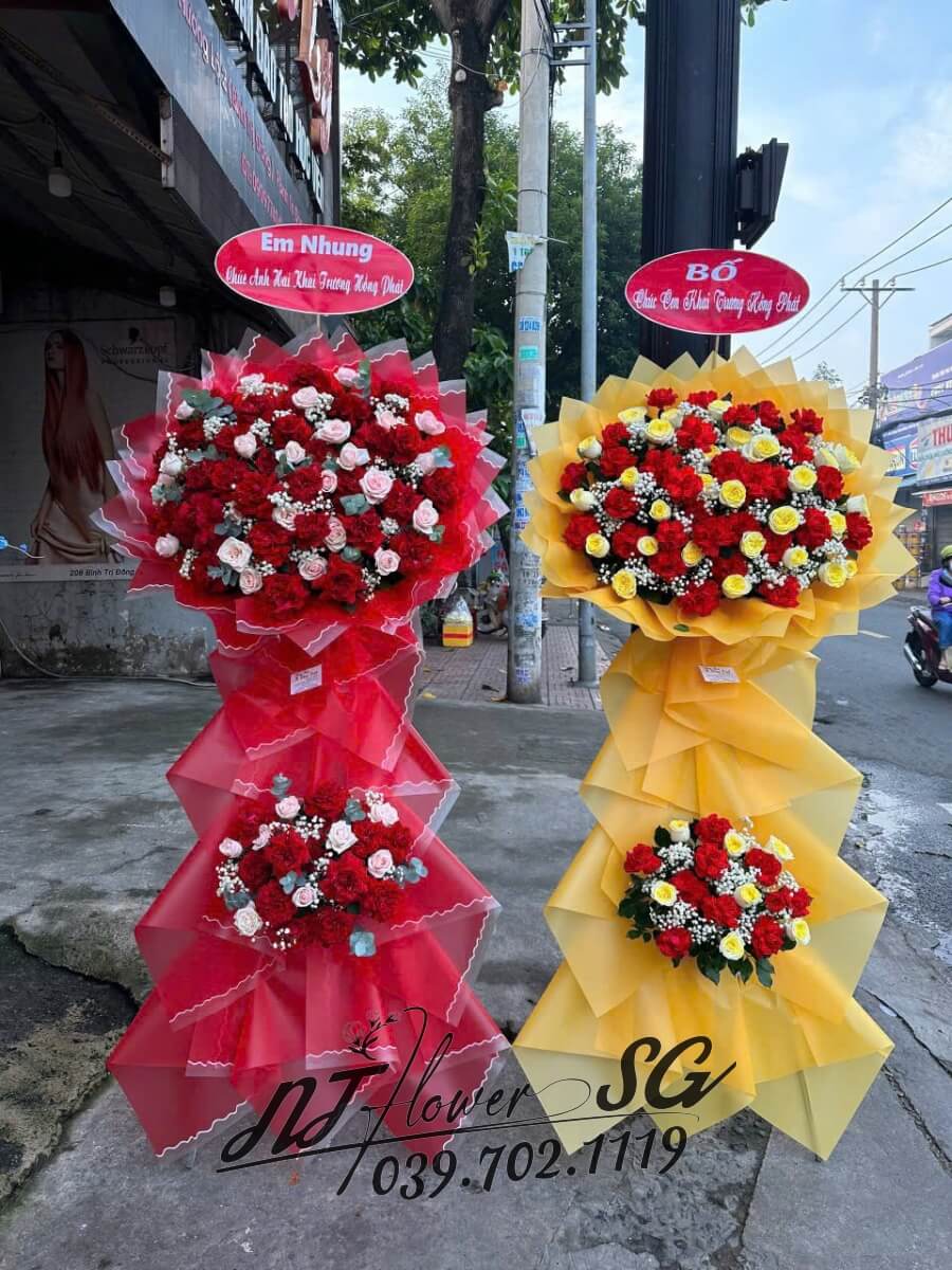 Hoa mừng khai trương 016