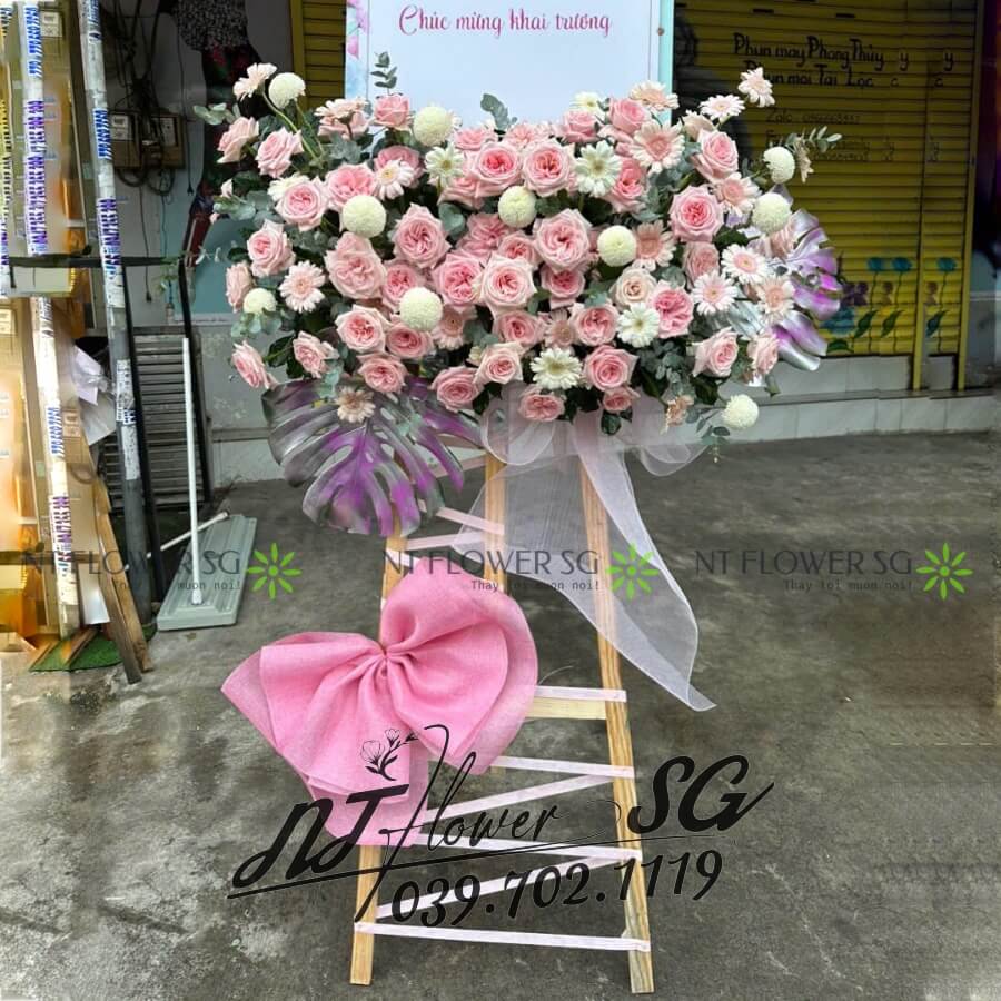 Lẵng Hoa Khai Trương 005