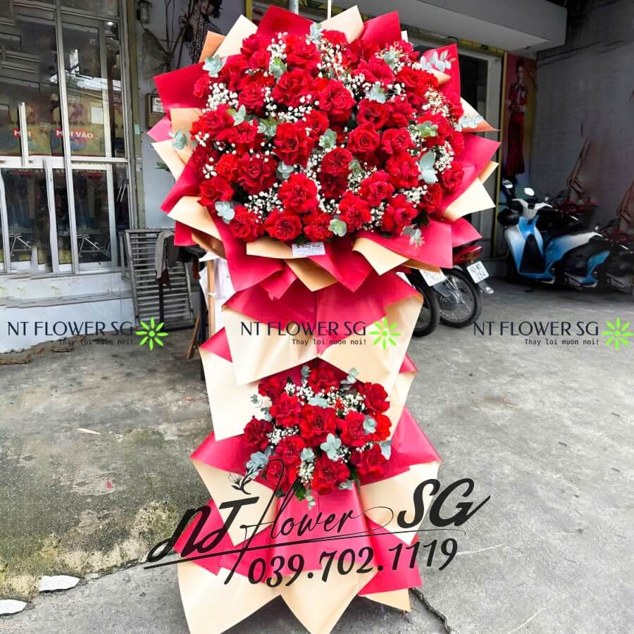 Kệ Hoa Khai Trương 011