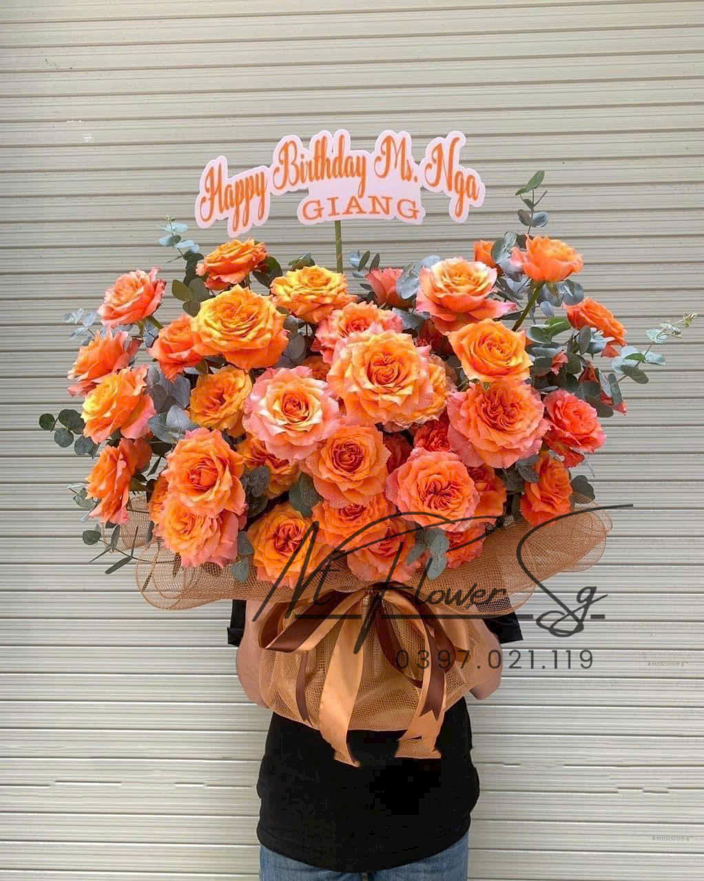 Giỏ hoa tươi 031