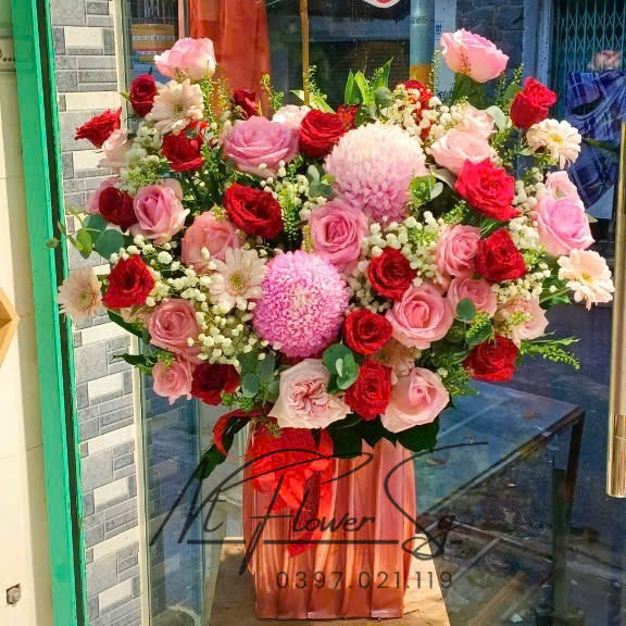 Giỏ hoa tươi 037