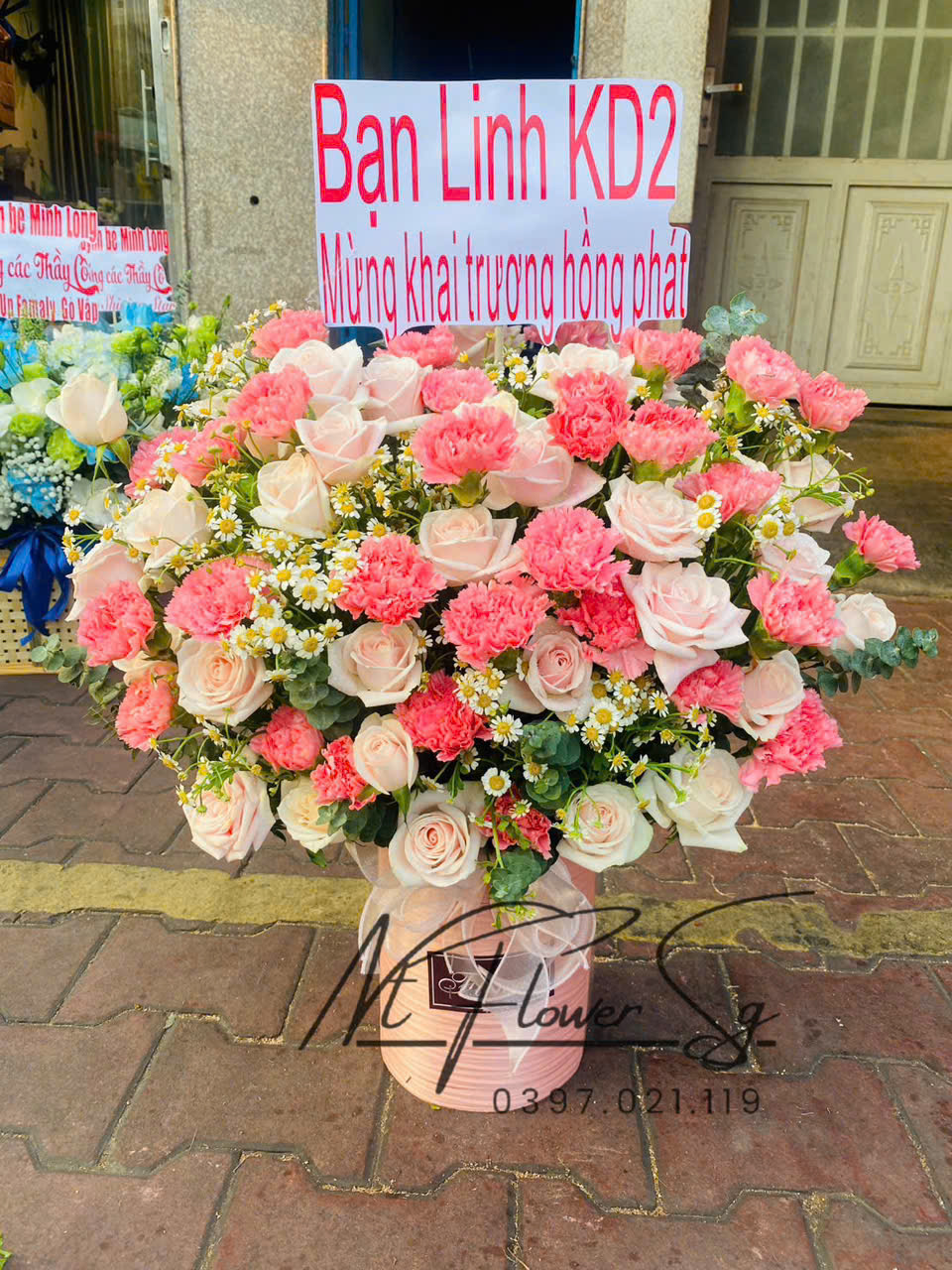 Giỏ hoa tươi 043