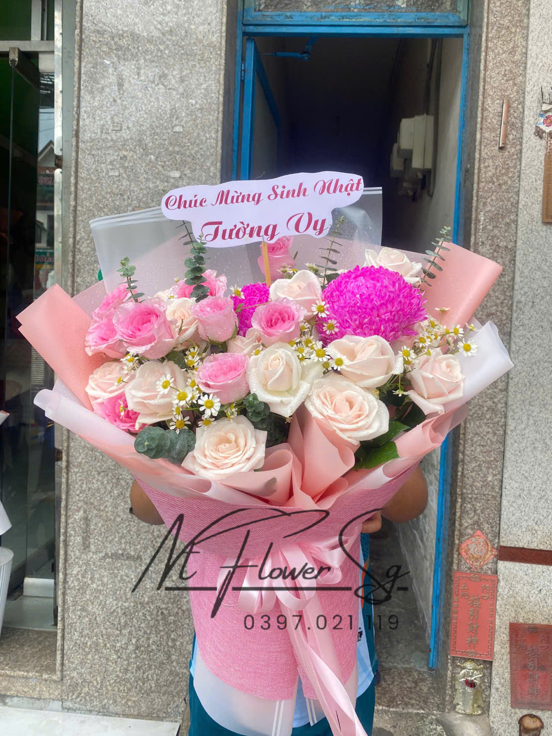 Bó hoa chúc mừng 051