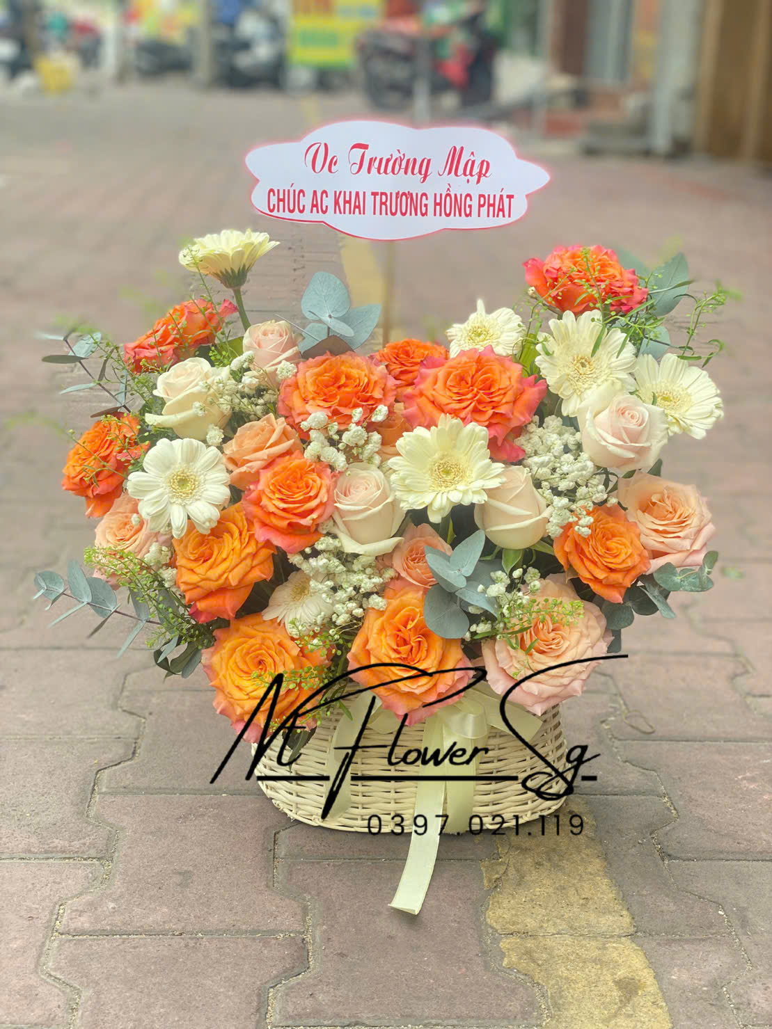 Giỏ hoa tươi 8/3 11