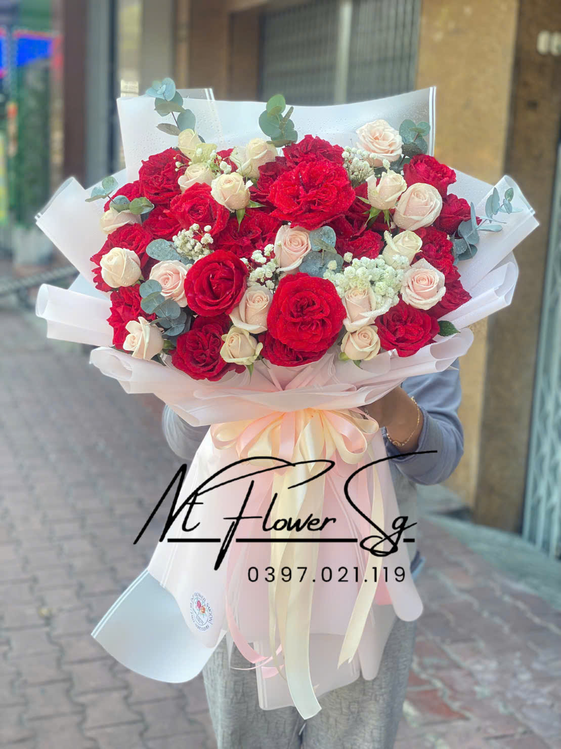 Giỏ hoa tươi 8/3 13