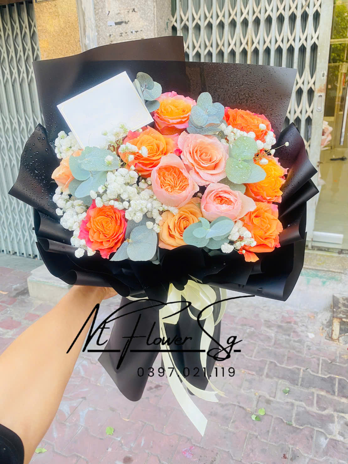 Giỏ hoa tươi 8/3 17