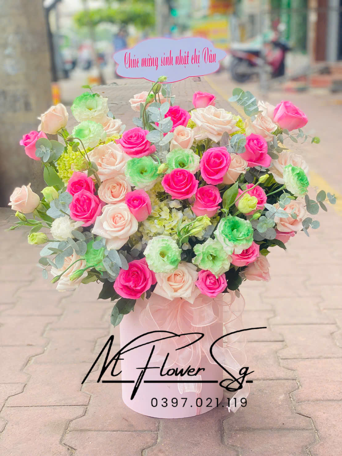 Giỏ hoa tươi 060